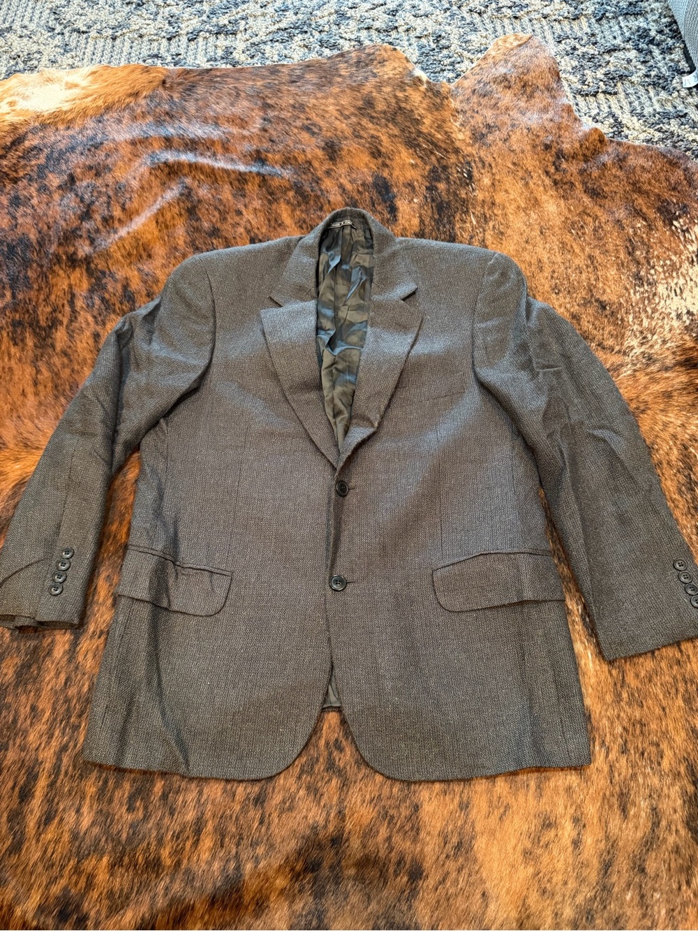 Men’s Vito Rufolo Sport Coat 42 - 44R  2 Button Wool Blazer Made in Italy Luxury